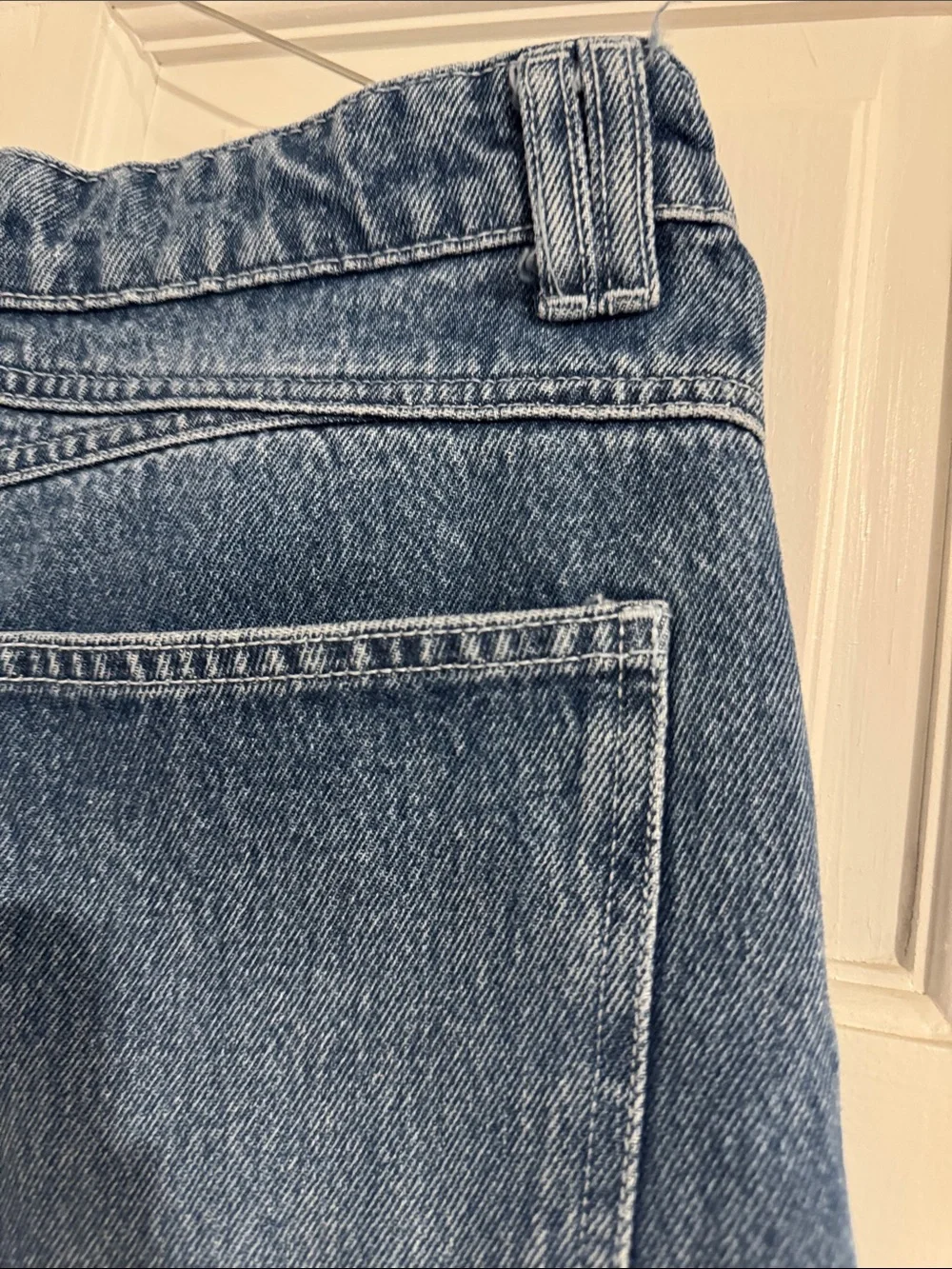 New with tags Mango MNG Denim long Shorts - Medium Blue size 4 US / 36